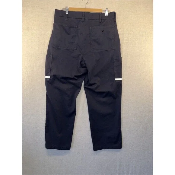 2 Pair* Fedex Pants Men 36R-30 Stan Herman Image Authority Blue ReflectivePocket - Picture 12 of 12